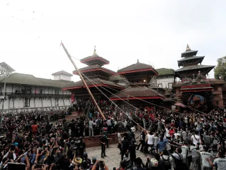 परम्परागत रुपमा इन्द्रजात्रा पर्व मनाइँदै