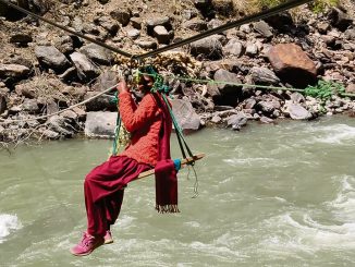 तुइनको डोरी चुडिँदा कर्णाली नदीमा एकजना बेपत्ता